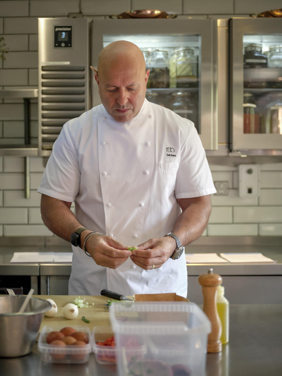 Michelin-starred chef Sat Bains, who suffered from a major heart attack in 2021, reassures us that heart-healthy recipes can still be delicious. (Jodi Hinds)