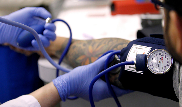 Blood pressure cuff.
