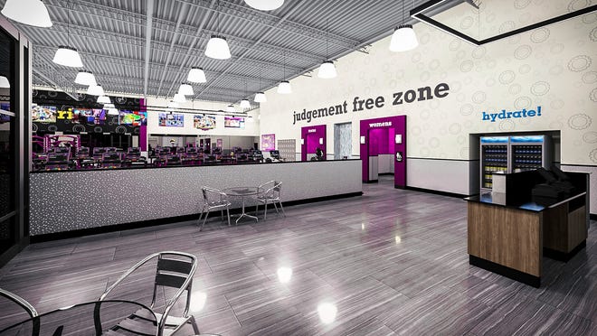 A rendering of Planet Fitness's new location in Port Orchard.