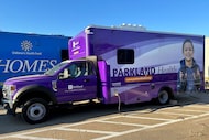 Parkland’s Population Health's mobile vaccination clinics.