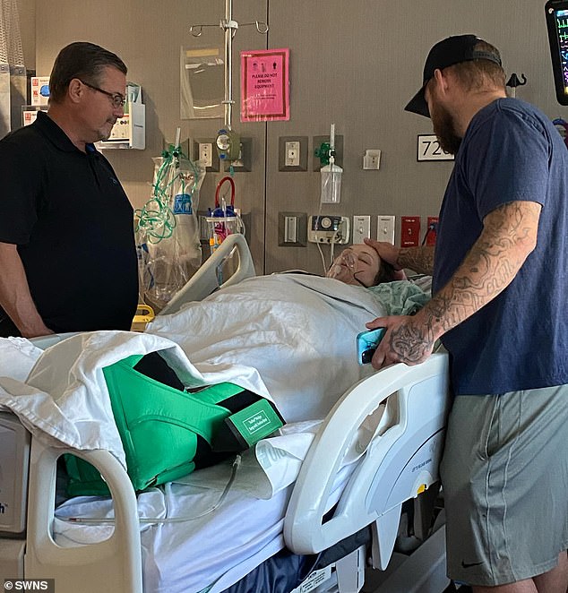 Amber DeWitt, 31, fell into a coma and battled necrotizing fasciitis after the arrival of her son, Weston, in September 2023