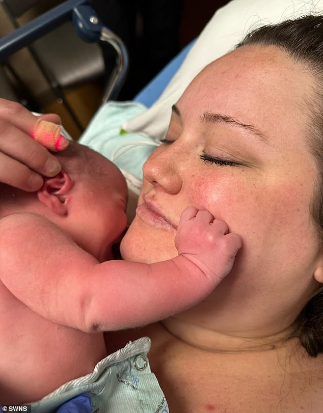 Amber was put in an induced coma for three days, and had two more operations while asleep