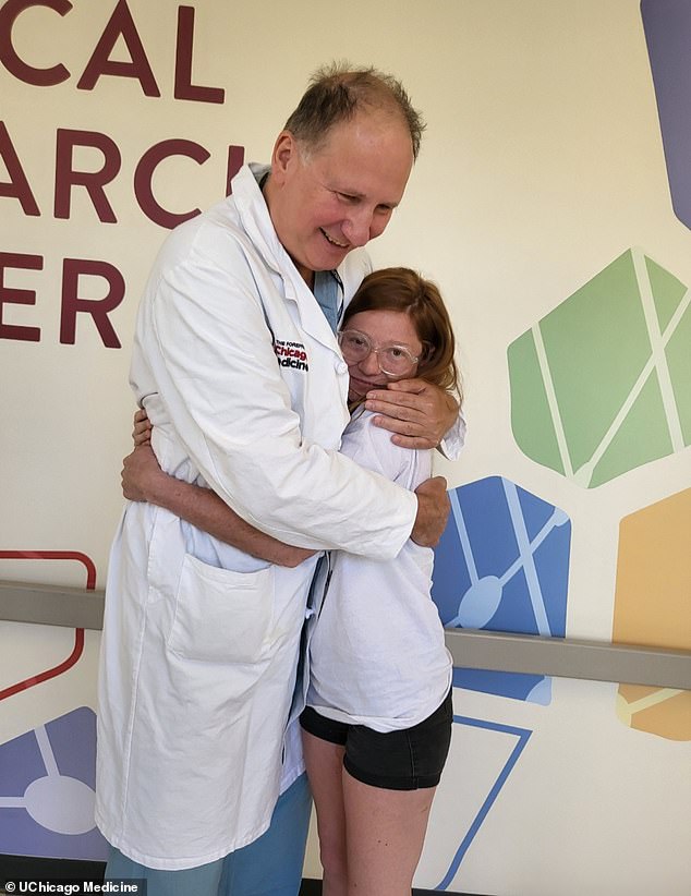 Ms Goedel calls Dr Witkowski (pictured here), who conducted the trial, her 'superhero' for taking her case