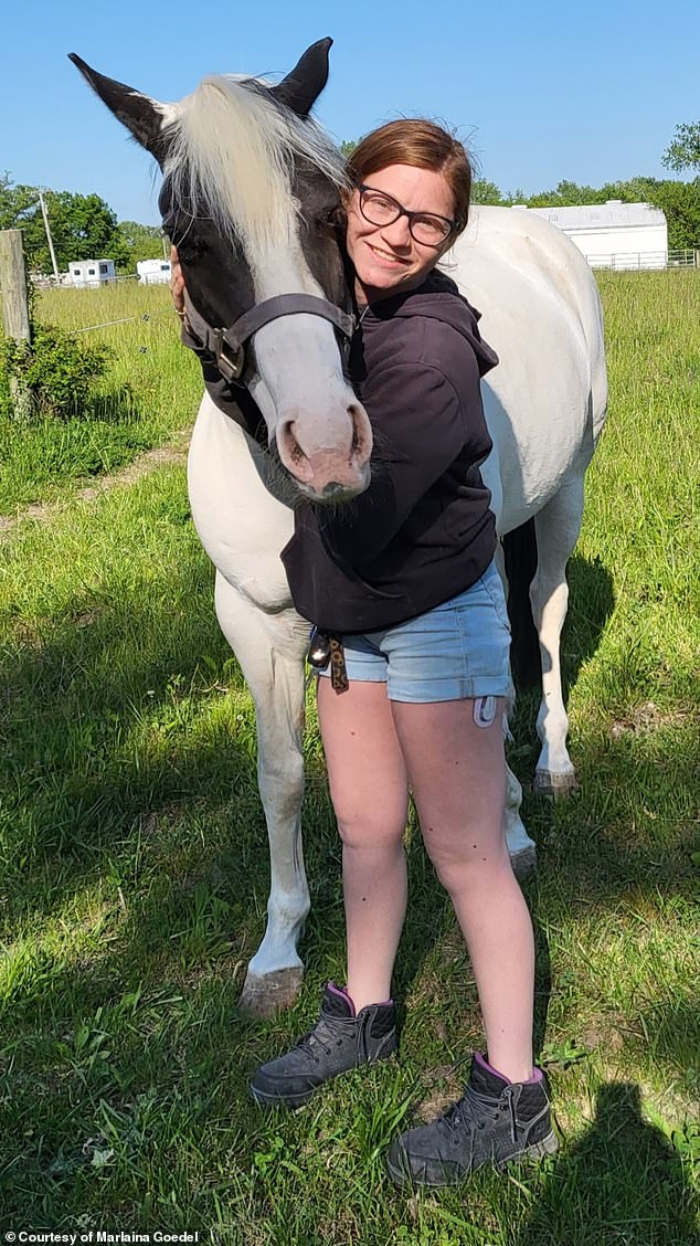 Ms Goedel is now looking forward to making up for lost time, going back to school and riding her horse without worrying about a crash
