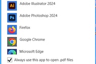 The default app for opening PDFs on a PC. (Jim Rossman/TNS)