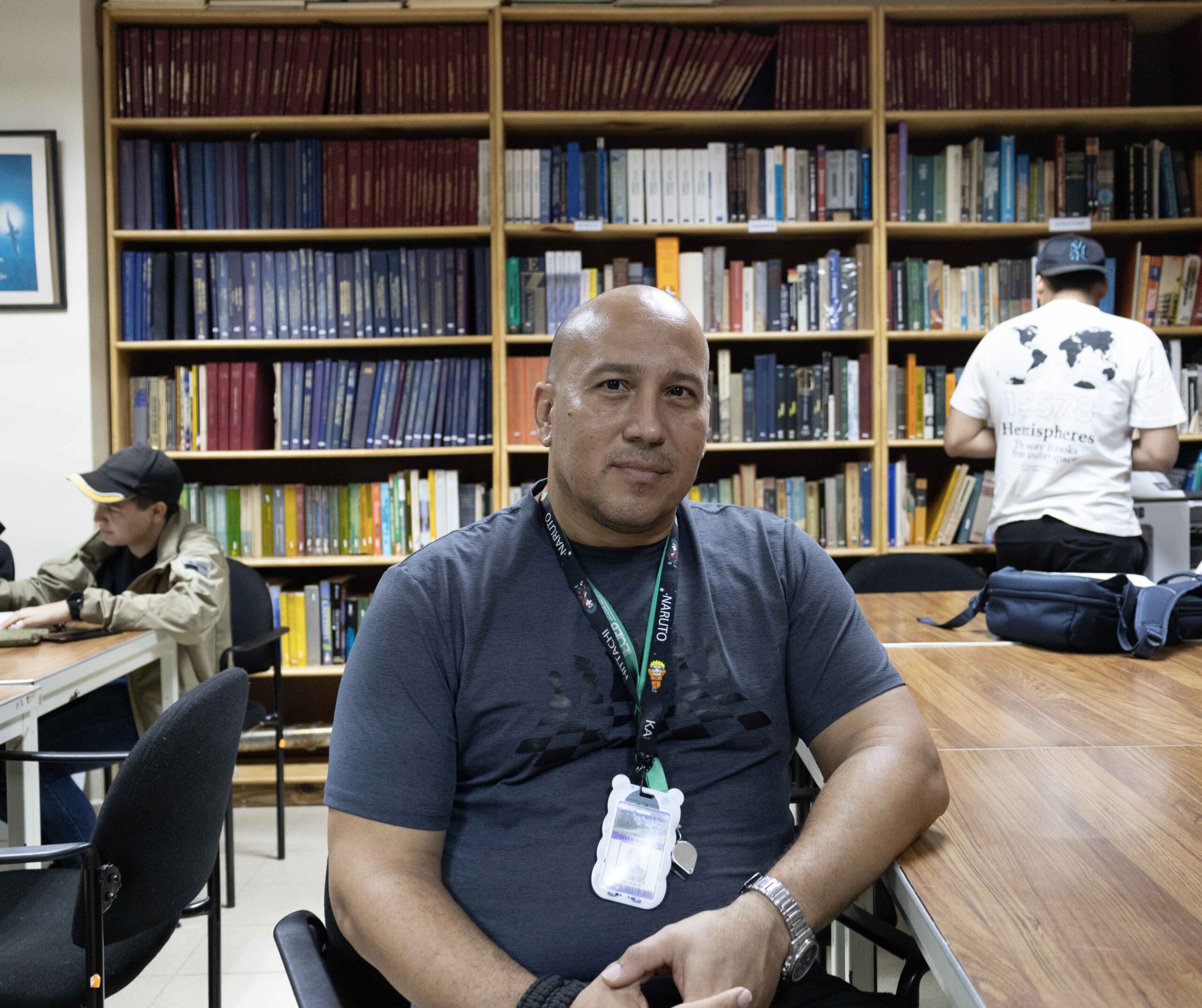 José Ulises Jiménez, a biologist who studied Santa Marta's traditional medicinal plants, at the Technological University of Panama campus in Panama City. Image by Adam D. Williams.