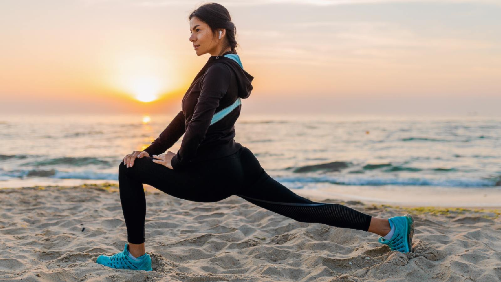 A woman following FITT for fitness