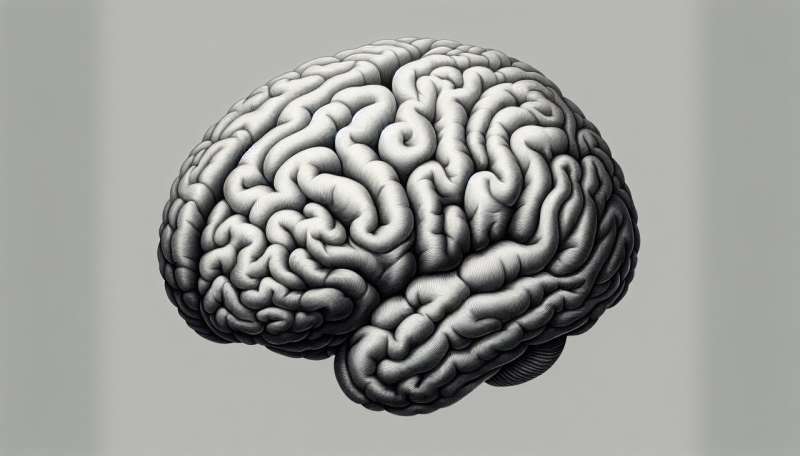 grey-scale brain