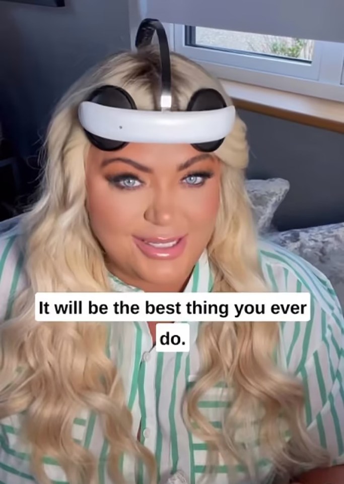 Gemma Collins promoted the device on her Instagram