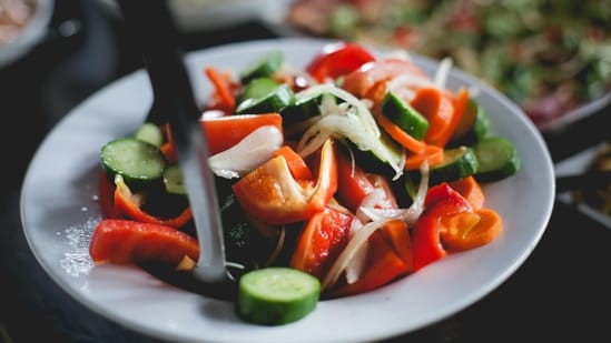Fibre from salads aids digestion and helps regulate blood sugar. (Pexels)