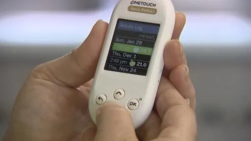 This is Brandi Clarke's blood glucose monitor, which shows it was used to monitor her need for insulin only twice in the months before she died.