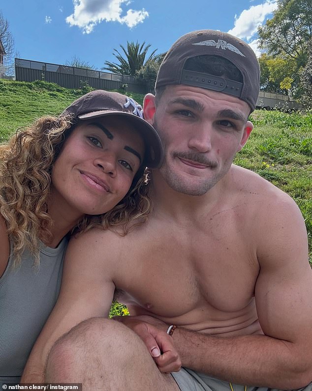 Fowler's footy star boyfriend Nathan Cleary (pictured together) has been a rock for her as she used him as an inspiration during her mental health fight