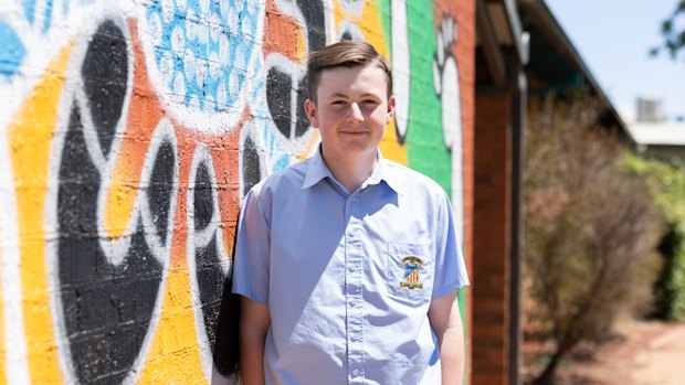 Shannon Richards is a 14-year-old student from Dubbo. “People just misinterpret teenage boys, you know, they think ‘oh, they’re just mucking around’.”