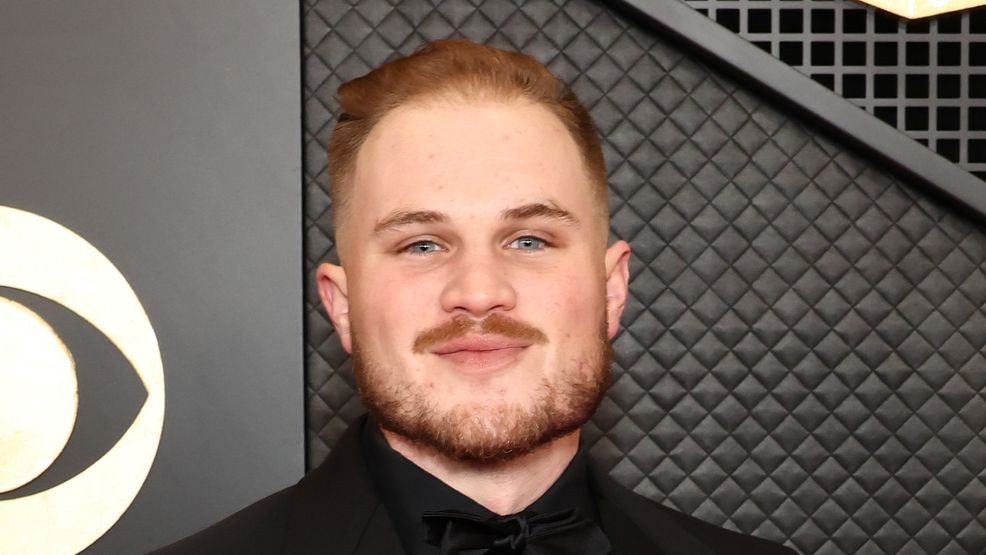 LOS ANGELES, CALIFORNIA - FEBRUARY 04: Zach Bryan attends the 66th GRAMMY Awards at Crypto.com Arena on February 04, 2024 in Los Angeles, California. (Photo by Matt Winkelmeyer/Getty Images for The Recording Academy)