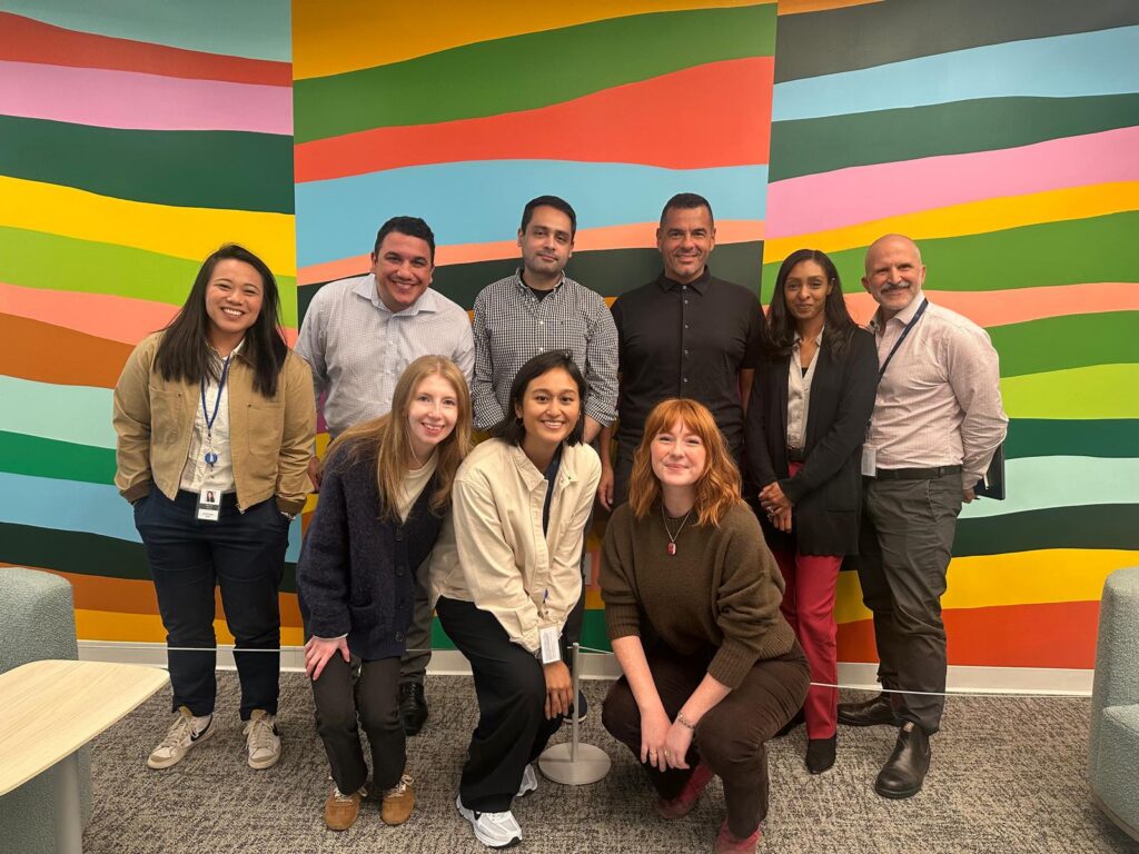  Hammad Sarfraz (top center), with the SNF Global Center at the Child Mind Institute team at the headquarters in New York City. October, 2025