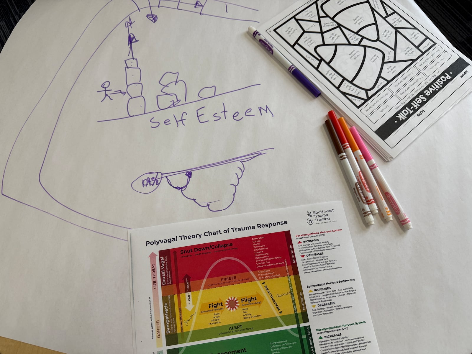 Therapy tools in David Chesar's office. HANNAH KASPER/CONTRIBUTED