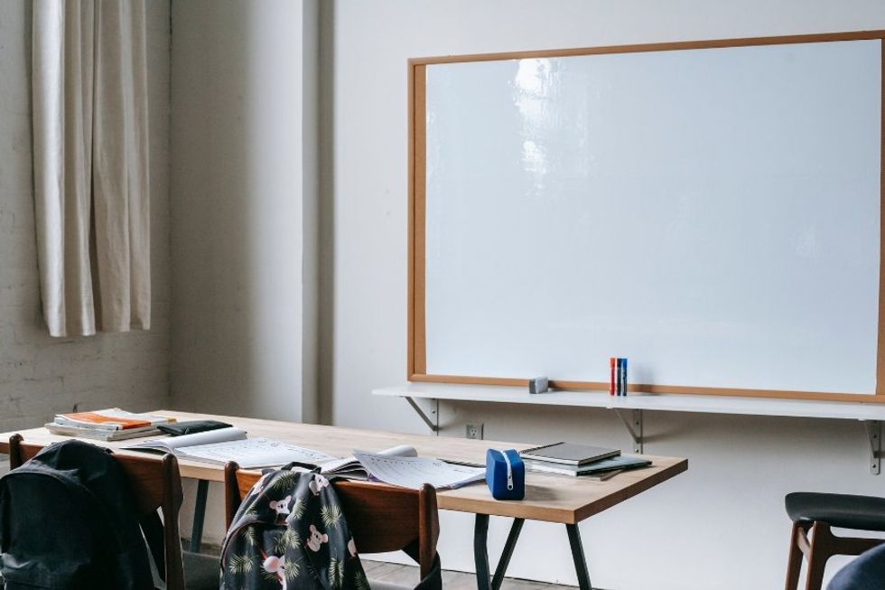 classroom, desk, classmates, claiming a seat