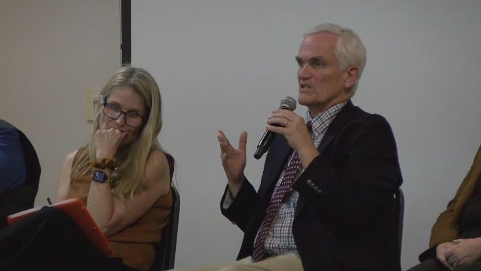 Experts on the panel ranged from Shasta County Undersheriff Gene Randal, to family doctors like Dr Douglas McMullin with others covering topics like mental health, emergency room stays, and EMS response.{ }Photo taken at Dignity Health's Connected Living Campus in Redding on December 8th, 2025. (KRCR) 