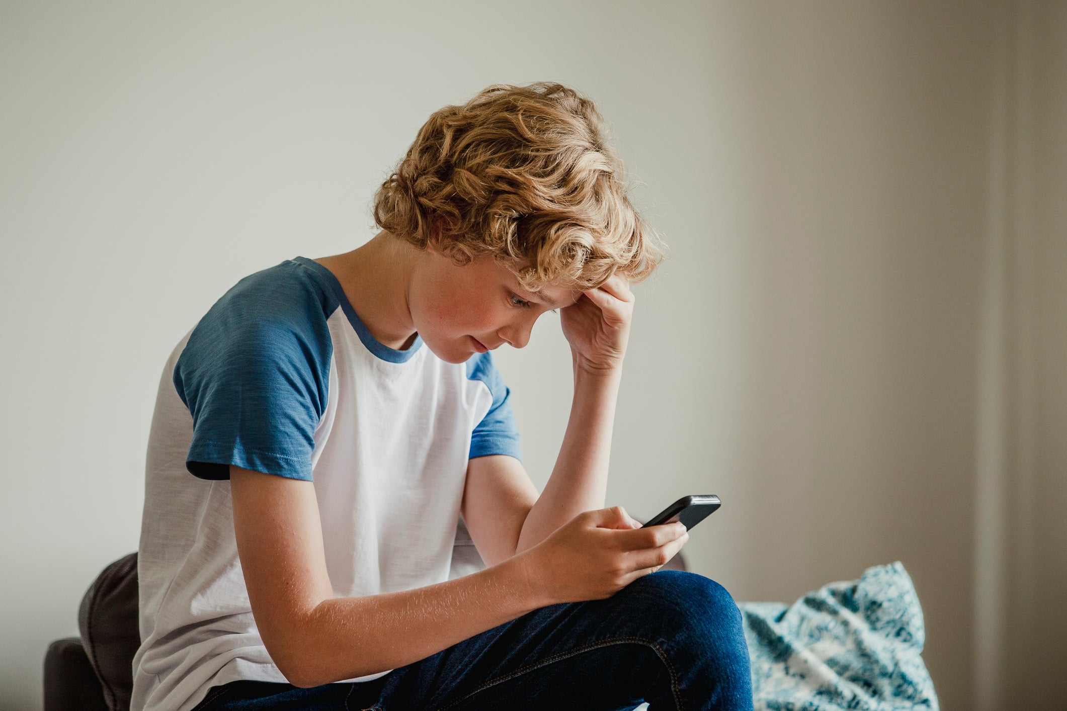 The research found young people affected by serious violence were even more likely to seek help online.emium