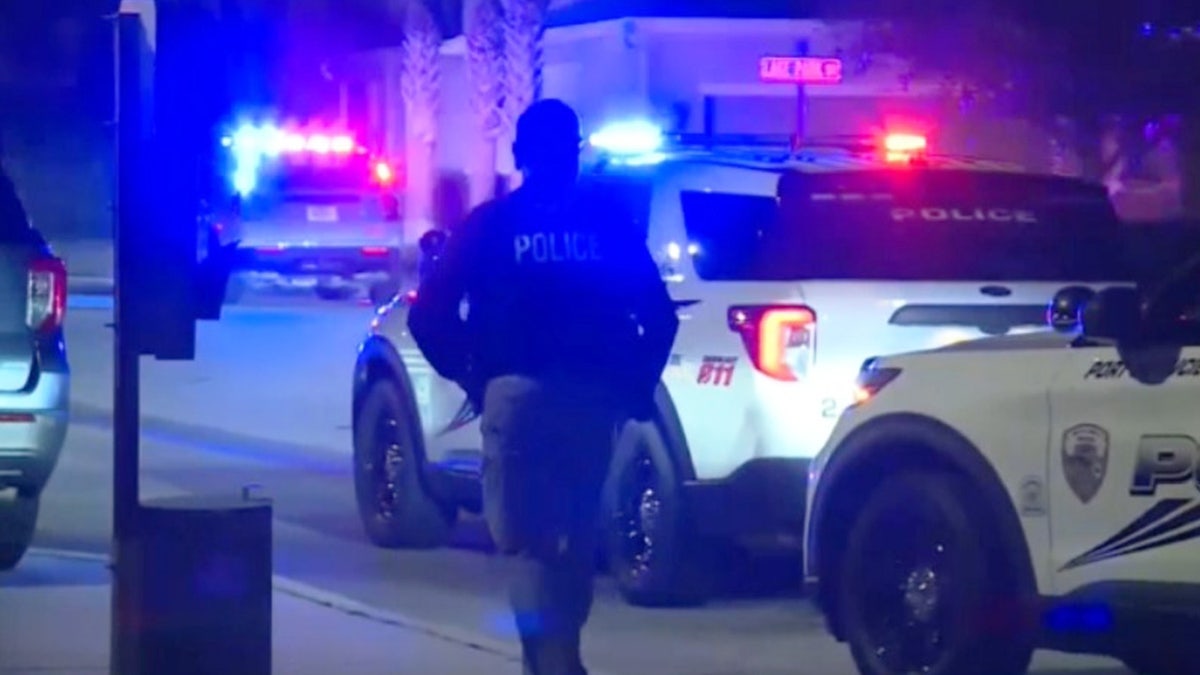 officers on scene after an officer-involved shooting in Port St. Lucie.