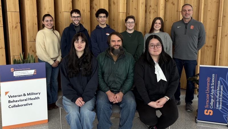 CHB and the IVMF Veteran & Military Behavioral Health Collaborative launched the SU Veteran and Military Learning Scholars Program (SU-VMLSP), a new learning and experiential engagement initiative that provides hands-on research, skill-building and academic enrichment opportunities.