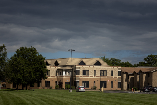 Heartland Behavioral Healthcare in Massillon, Ohio, in May 2025. (Meg Vogel for The Marshall Project/KFF Health News)