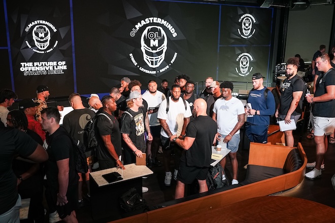 Lane Johnson and the University of Oklahoma football team.