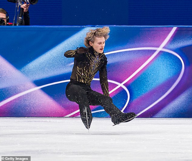 Malinin re-posted a few videos on TikTok that drew concern from fans after his falls