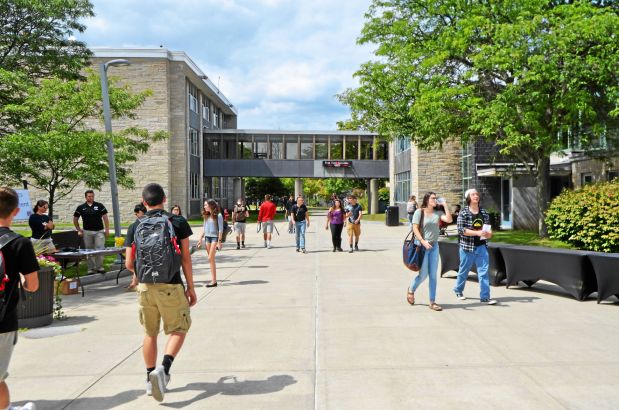 The campus at Hudson Valley Community College in Troy. (File photo)