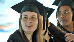W C C C mental health technician graduates in cap and gown
