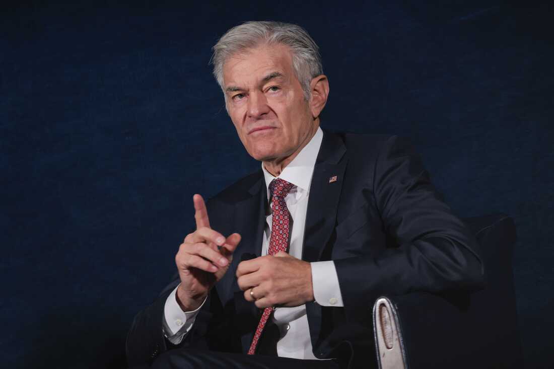 Centers for Medicare and Medicaid Services Administrator Mehmet Oz speaks at an Action for Progress event about plans to transform behavioral health, on Feb. 2, 2026, in Washington, D.C.