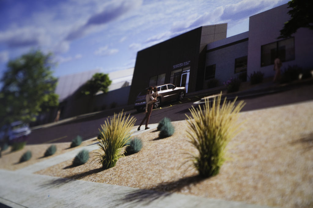 image of rendering of the exterior of a building