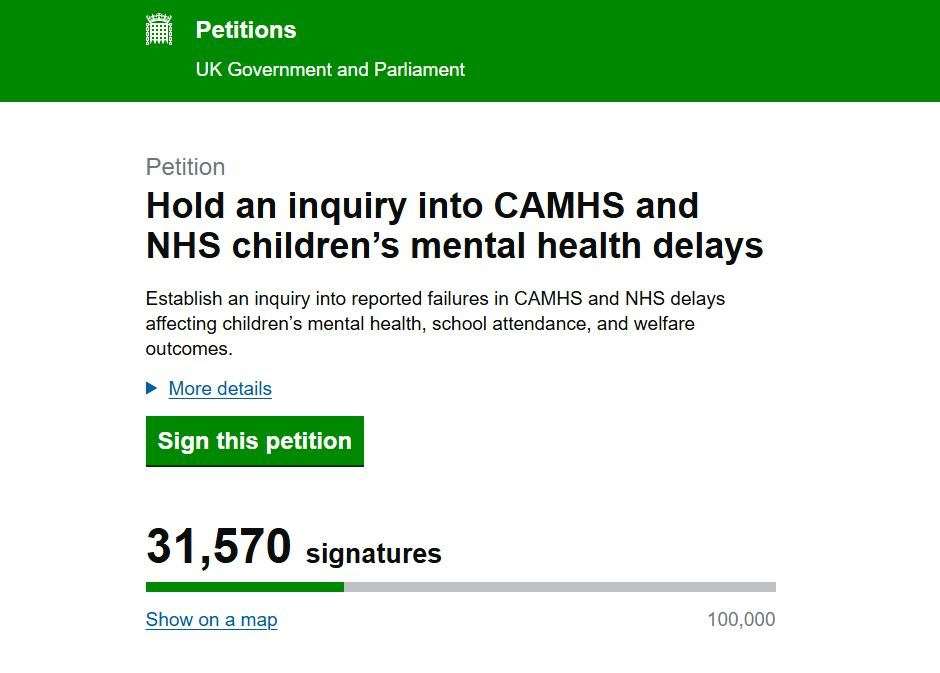 The petition as of Friday 13 January has reached over 30,000 signatures