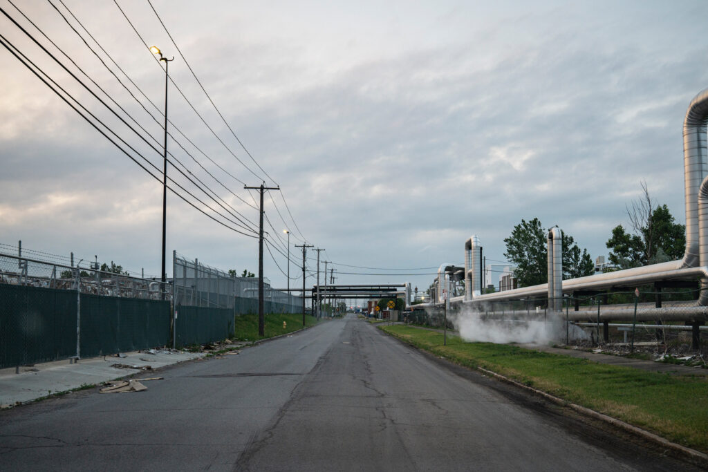 Industry along Buffalo Avenue in Niagara Falls, N.Y. Credit: Matt Hofmann