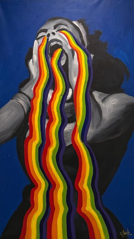 ‘Rainbow Liz’ by Jules Muck. (Image courtesy of El Camino...