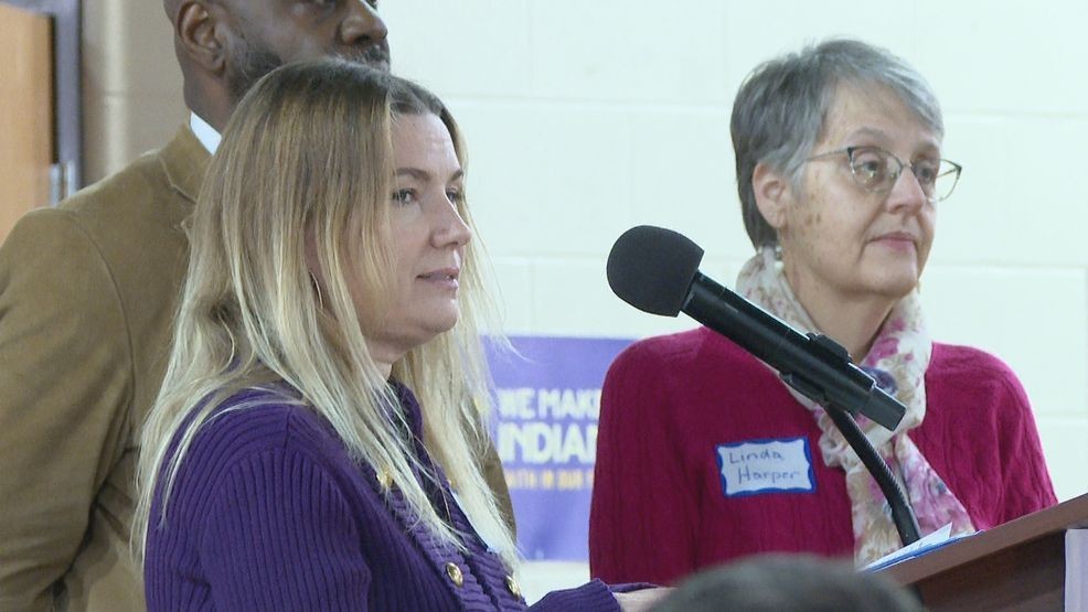 Nearly 450 people registered and attended, with many county and city elected officials also in attendance to address the ongoing mental health crisis the community is facing (WSBT Photo).