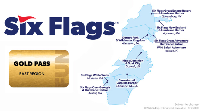SIX FLAGS INTRODUCES NEW REGIONAL PARK ACCESS, EXPANDING BENEFITS FOR GREAT ADVENTURE AND DORNEY PARK GUESTS