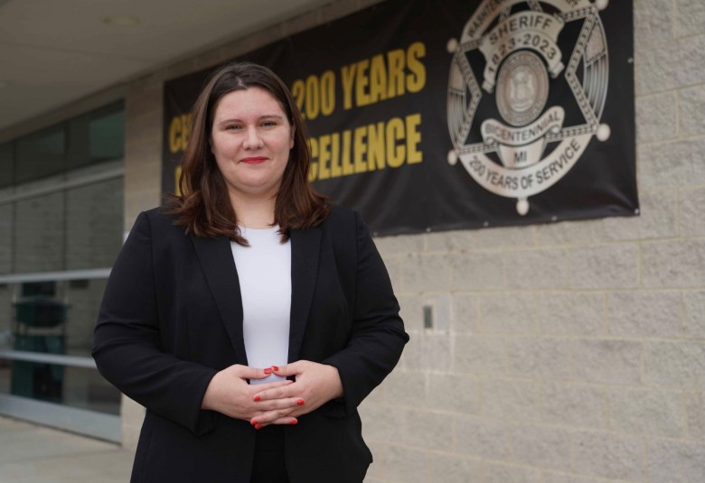 Washtenaw County Sheriff Alyshia Dyer poses for a photo. 