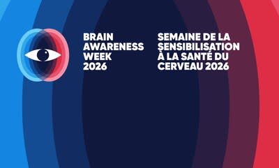 Celebrating Brain Awareness Week 2026 with Brain Canada—advancing knowledge, inspiring curiosity, and supporting brain health for all. (CNW Group/Brain Canada)