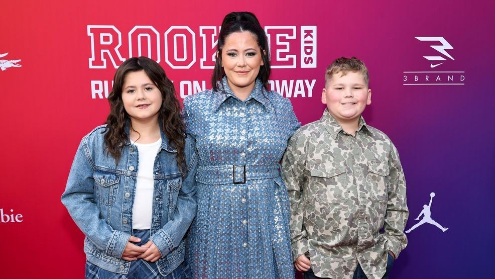 NEW YORK, NEW YORK - SEPTEMBER 18: (L-R) Ensley Eason, Janelle Evans and Kaiser Griffith attend the Haddad Fashion Show at Macy's Herald Square on September 18, 2025 in New York City. (Photo by Jamie McCarthy/Getty Images for Macy's)