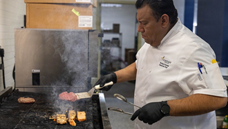 Link to Video: A chef in 42 Bistro cooking