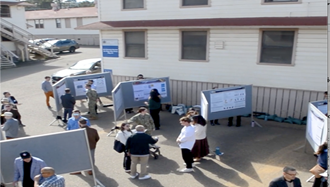 Link to Video: An aerial view of the NHRC's annual research day competition