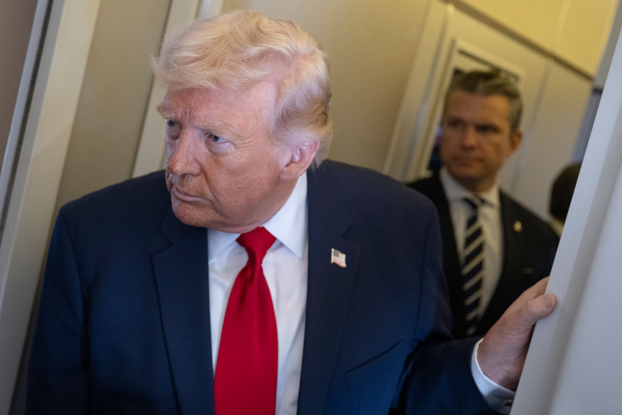 ‘I don't want the president of the United States to have a cognitive deficiency,’ Trump said during a visit to Kentucky