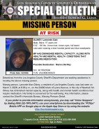 LASD Seeks Public Help in Locating Missing Man, Lamonte Alan Oliney