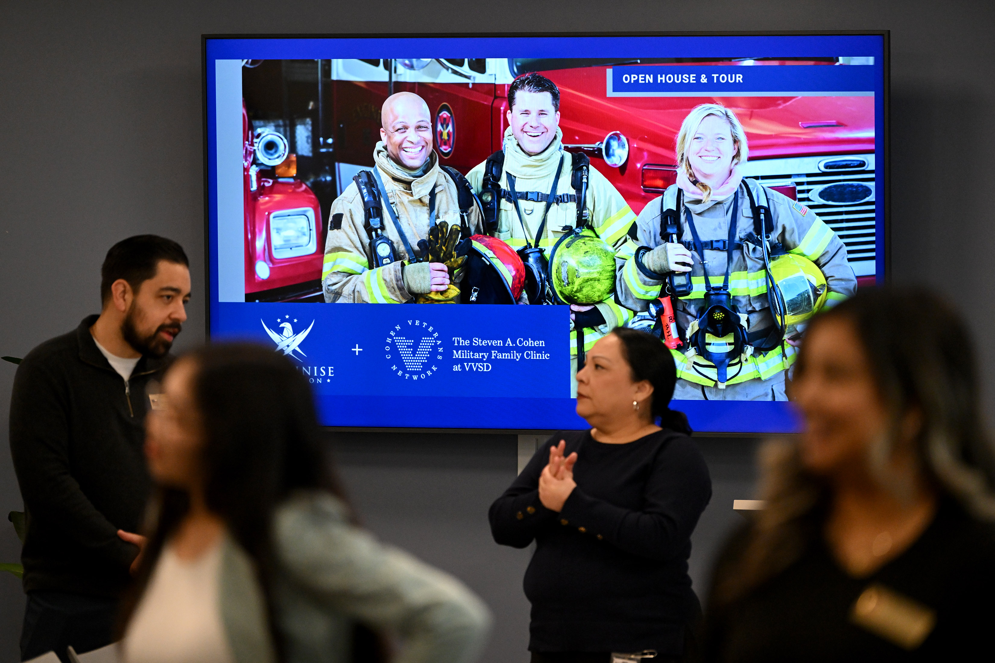 The Steven A. Cohen Military Clinic in Torrance holds an...