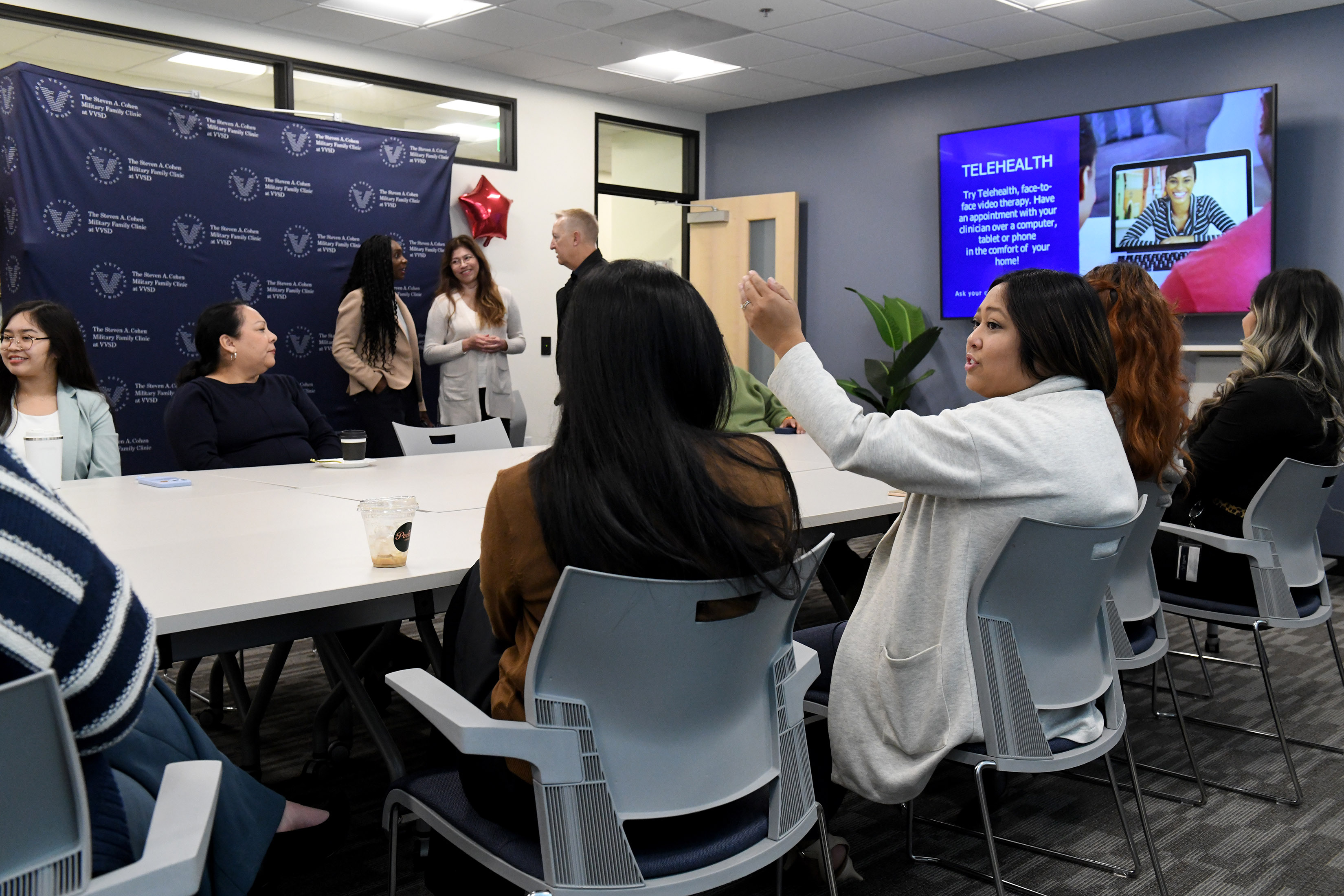 Jolene Balancio, director of the Steven A. Cohen Military Clinic...