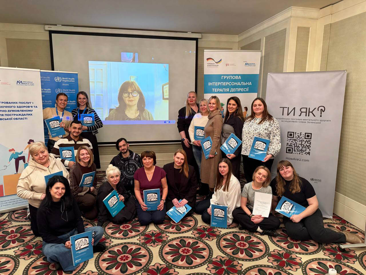 With Columbia University, we trained an initial cohort of 18 interpersonal therapy practitioners in December.