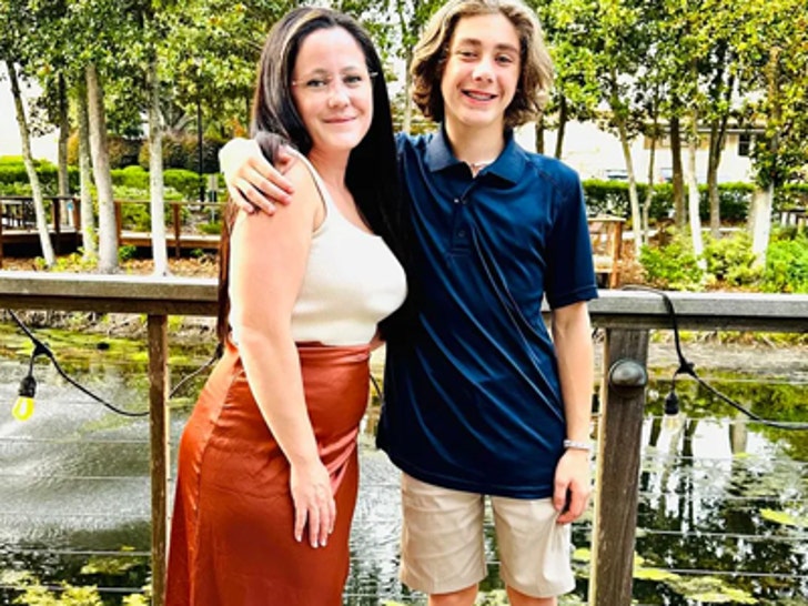 Jenelle Evans and son Jace