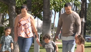 family walking together