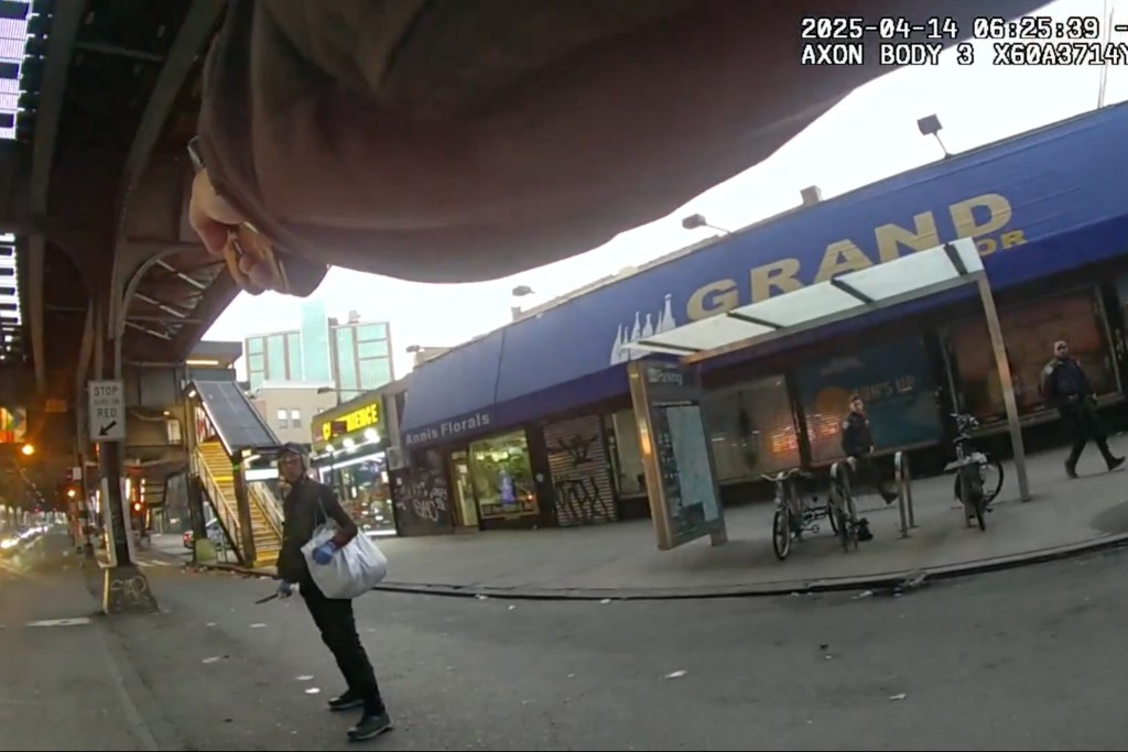 NYPD officers responded to a 911 call of a man holding a knife in Astoria before fatally shooting 60-year-old schizophrenic man King Wong in 2025.